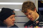 Sebastian Vettel und Vater Norbert (Red Bull) 