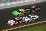 Danica Patrick und Clint Bowyer (Childress), Brad Keselowski und Trevor Bayne