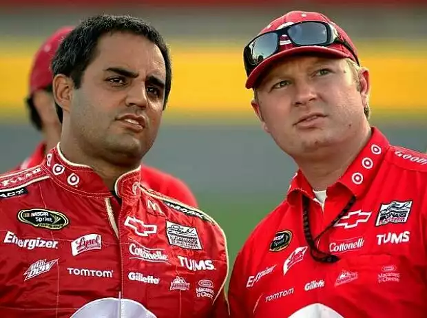 Juan Pablo Montoya Tab Boyd Titel-Bild zur News: Juan Pablo Montoya Tab Boyd