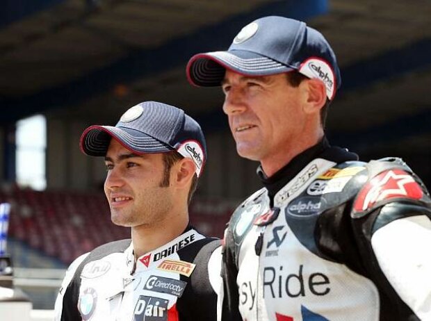 Leon Haslam, Troy Corser Leon Haslam, Troy Corser