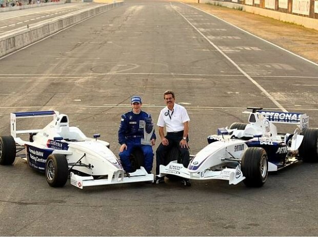 Alexander Rossi und Mario Theissen Alexander Rossi und Mario Theissen