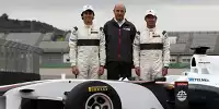 Kamui Kobayashi, Peter Sauber (Teamchef), Sergio Perez