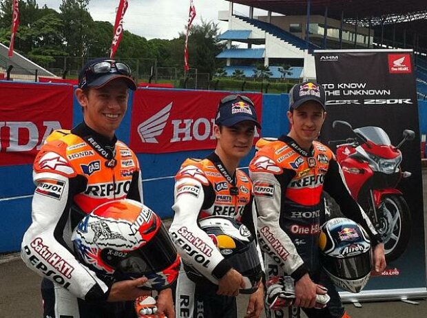 Casey Stoner, Daniel Pedrosa, Andrea Dovizioso