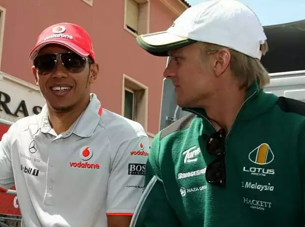 Lewis Hamilton, Heikki Kovalainen Titel-Bild zur News: Lewis Hamilton, Heikki Kovalainen