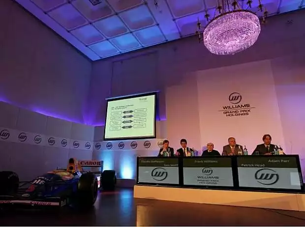 Pressekonferenz zum Williams-Börsengang Titel-Bild zur News: Pressekonferenz zum Williams-Börsengang