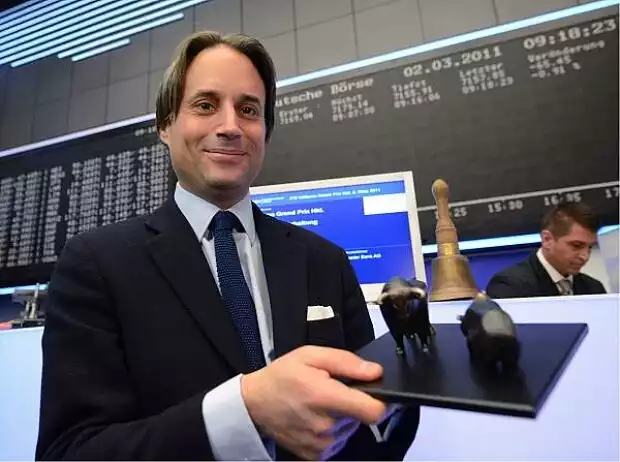 Titel-Bild zur News: Adam Parr an der Frankfurter Börse