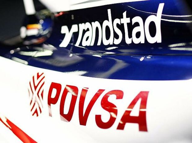 Randstad- und PDVSA-Logos auf dem Williams FW33