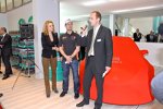 Christina Surer und Fredy Barth (SEAT Swiss) auf dem Automobilsalon von Genf