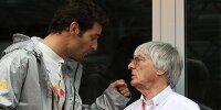 Mark Webber, Bernie Ecclestone (Formel-1-Chef)