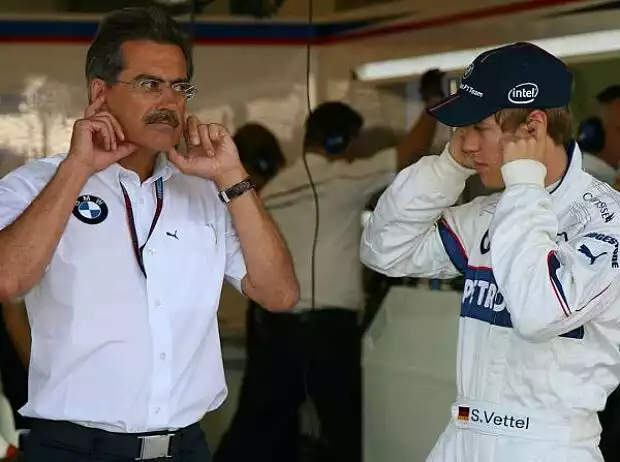 Mario Theissen und Sebastian Vettel Titel-Bild zur News: Mario Theissen und Sebastian Vettel