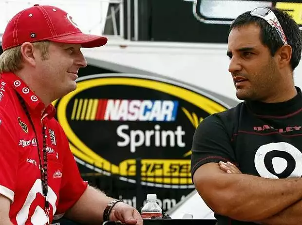 Juan Pablo Montoya Tab Boyd Titel-Bild zur News: Juan Pablo Montoya Tab Boyd