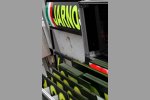Boxensignale für Jarno Trulli (Lotus) 