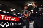 Mark Webber (Red Bull) und Ciaran Pilbeam