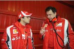 Felipe Massa (Ferrari) und Nikolas Tombazis