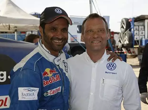 Nasser Al-Attiyah, Kris Nissen Titel-Bild zur News: Nasser Al-Attiyah, Kris Nissen