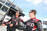 Helio Castroneves und Ryan Briscoe