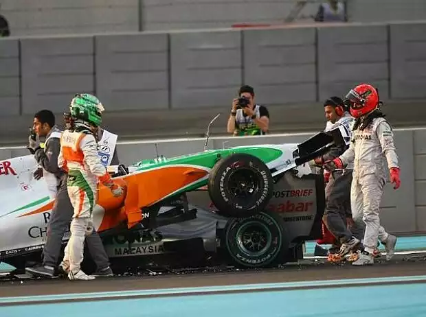 Titel-Bild zur News: Vitantonio Liuzzi, Michael Schumacher