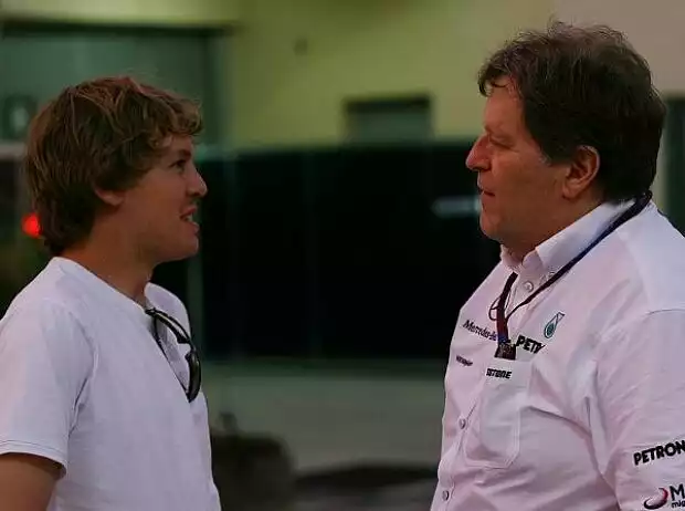 Sebastian Vettel und Norbert Haug Titel-Bild zur News: Sebastian Vettel und Norbert Haug
