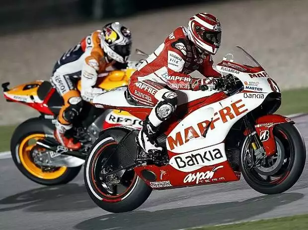 Hector Barbera, Andrea Dovizioso Titel-Bild zur News: Hector Barbera, Andrea Dovizioso