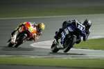 Ben Spies (Yamaha) und Valentino Rossi (Ducati)