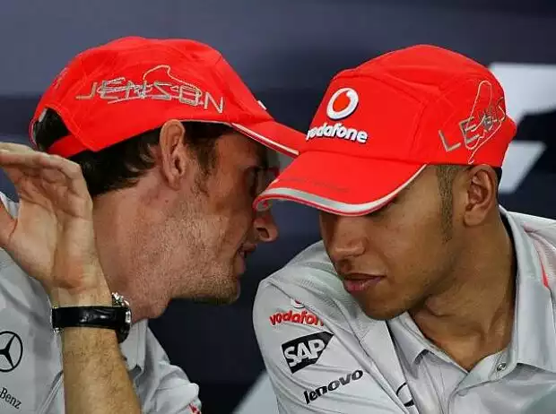 Titel-Bild zur News: Lewis Hamilton, Jenson Button