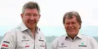 Ross Brawn (Teamchef), Norbert Haug (Mercedes-Motorsportchef)