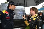 Mark Webber und Nick Heidfeld (Renault) 