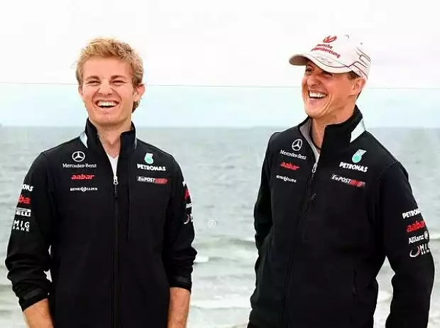 Nico Rosberg, Michael Schumacher Titel-Bild zur News: Nico Rosberg, Michael Schumacher