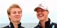 Nico Rosberg und Michael Schumacher