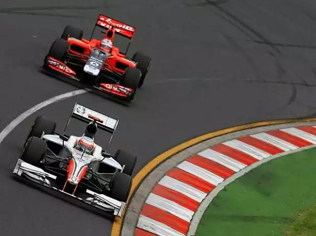 Narain Karthikeyan, Timo Glock Titel-Bild zur News: Narain Karthikeyan, Timo Glock