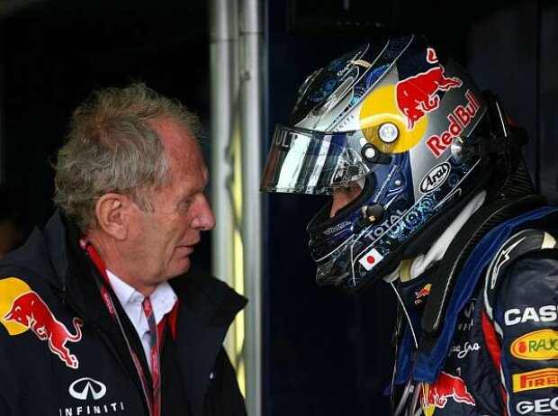 Helmut Marko und Sebastian Vettel