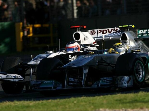Titel-Bild zur News: Nico Rosberg, Rubens Barrichello