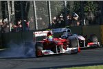 Felipe Massa (Ferrari) und Sergio Perez (Sauber) 