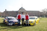 Filipe Albuquerque (Rosberg-Audi), Mattias Ekström (Abt-Audi) und Bruno Spengler (HWA-Mercedes) 