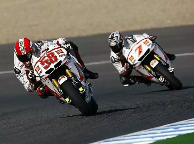 Marco Simoncelli, Hiroshi Aoyama Titel-Bild zur News: Marco Simoncelli, Hiroshi Aoyama