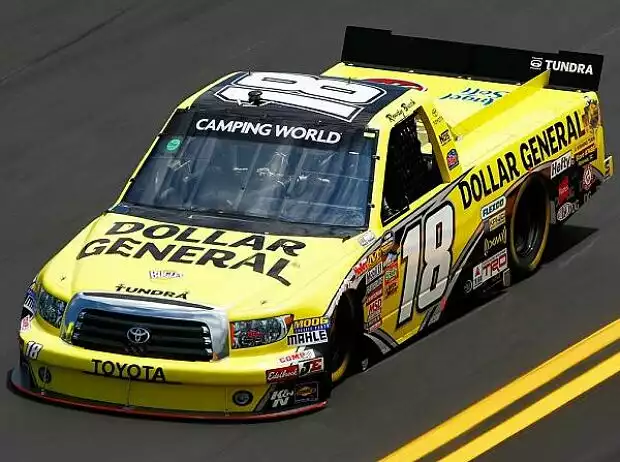 Kyle Busch Truck Kimi Räikkönen Test Titel-Bild zur News: Kyle Busch Truck Kimi Räikkönen Test