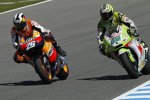 Daniel Pedrosa (Honda) und Loris Capirossi (Pramac)