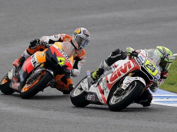 Toni Elias; Andrea Dovizioso Toni Elias; Andrea Dovizioso