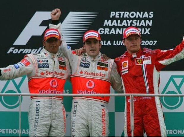 Podium in Malaysia 2007