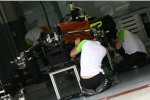 Vorbereitungn bei Force India