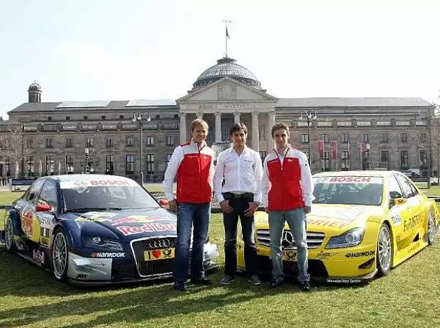 Filipe Albuquerque, Bruno Spengler, Mattias Ekström Titel-Bild zur News: Filipe Albuquerque, Bruno Spengler, Mattias Ekström