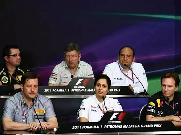 Christian Horner (Teamchef), Colin Kolles (Teamchef), Ross Brawn (Teamchef), Eric Boullier Titel-Bild zur News: Christian Horner (Teamchef), Colin Kolles (Teamchef), Ross Brawn (Teamchef), Eric Boullier