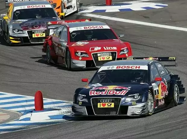 Titel-Bild zur News: Martin Tomczyk, Mattias Ekström, Mike Rockenfeller