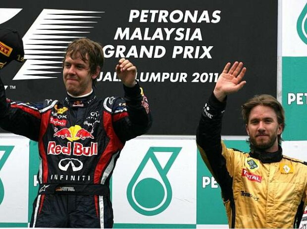 Titel-Bild zur News: Sebastian Vettel und Nick Heidfeld