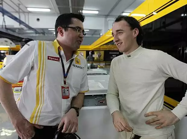 Eric Boullier und Robert Kubica Titel-Bild zur News: Eric Boullier und Robert Kubica