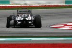 Rubens Barrichello (Williams) mit Reifenschaden