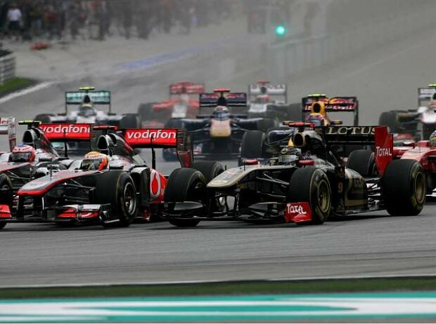 Lewis Hamilton und Nick Heidfeld