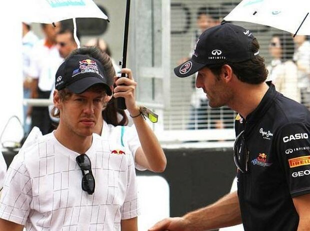 Sebastian Vettel und Mark Webber Sebastian Vettel und Mark Webber