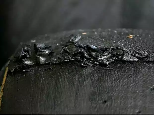 Pirelli-Reifen nach der Zieldurchfahrt Titel-Bild zur News: Pirelli-Reifen nach der Zieldurchfahrt