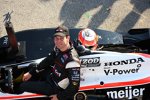 Will Power (Penske) in der Victory Lane